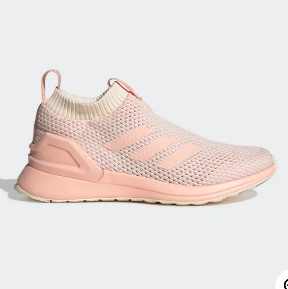 Adidas Rapidarun Knit Sock Pink Sneakers Laceless